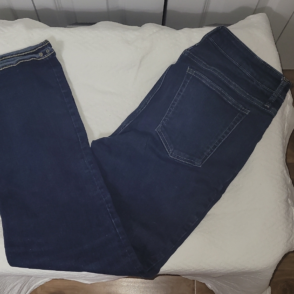 Elegant Navy Women's Boot Cut Jeans